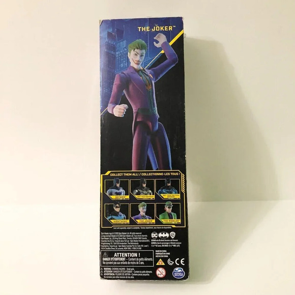 2020 DC Comics Batman 12 Inch Tall The  Joker Action Figure Spin Master - Picture 8 of 16